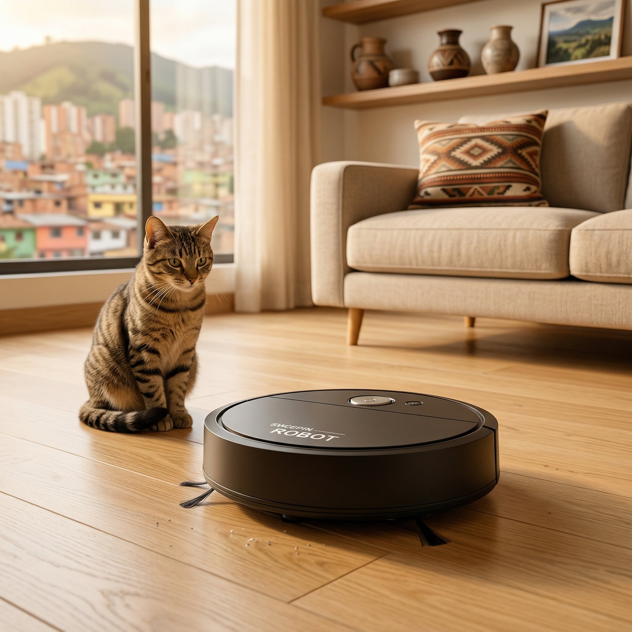 LimpiaPro Lumens™ | Robot Aspirador 3-en-1