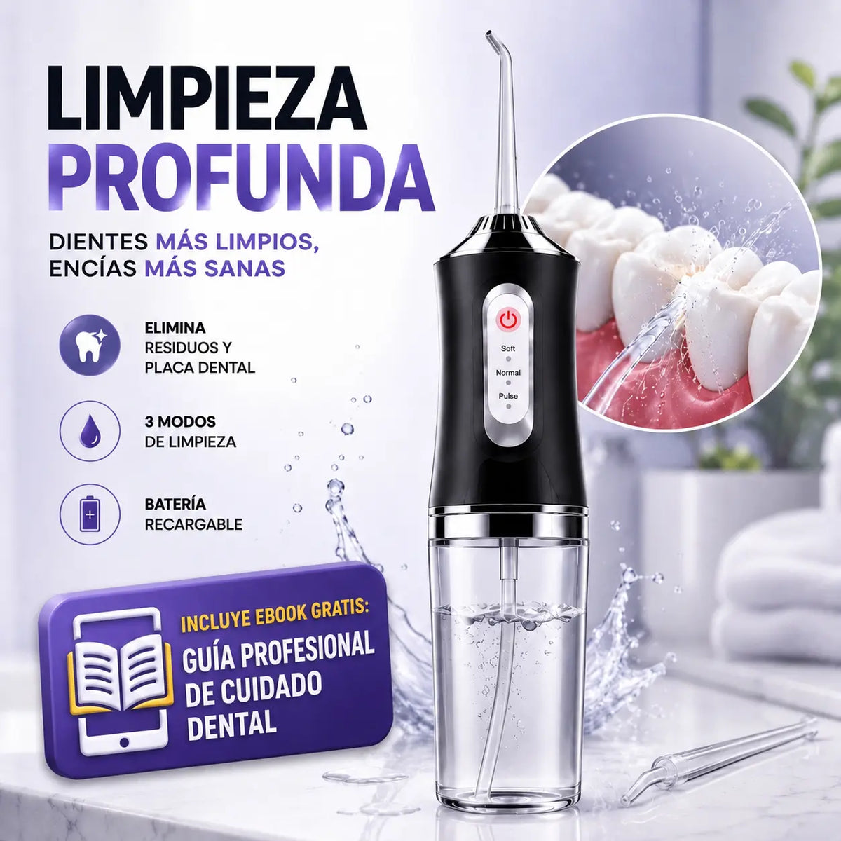 Irrigador Oral LUMENS™ | Pago Contra Entrega Colombia