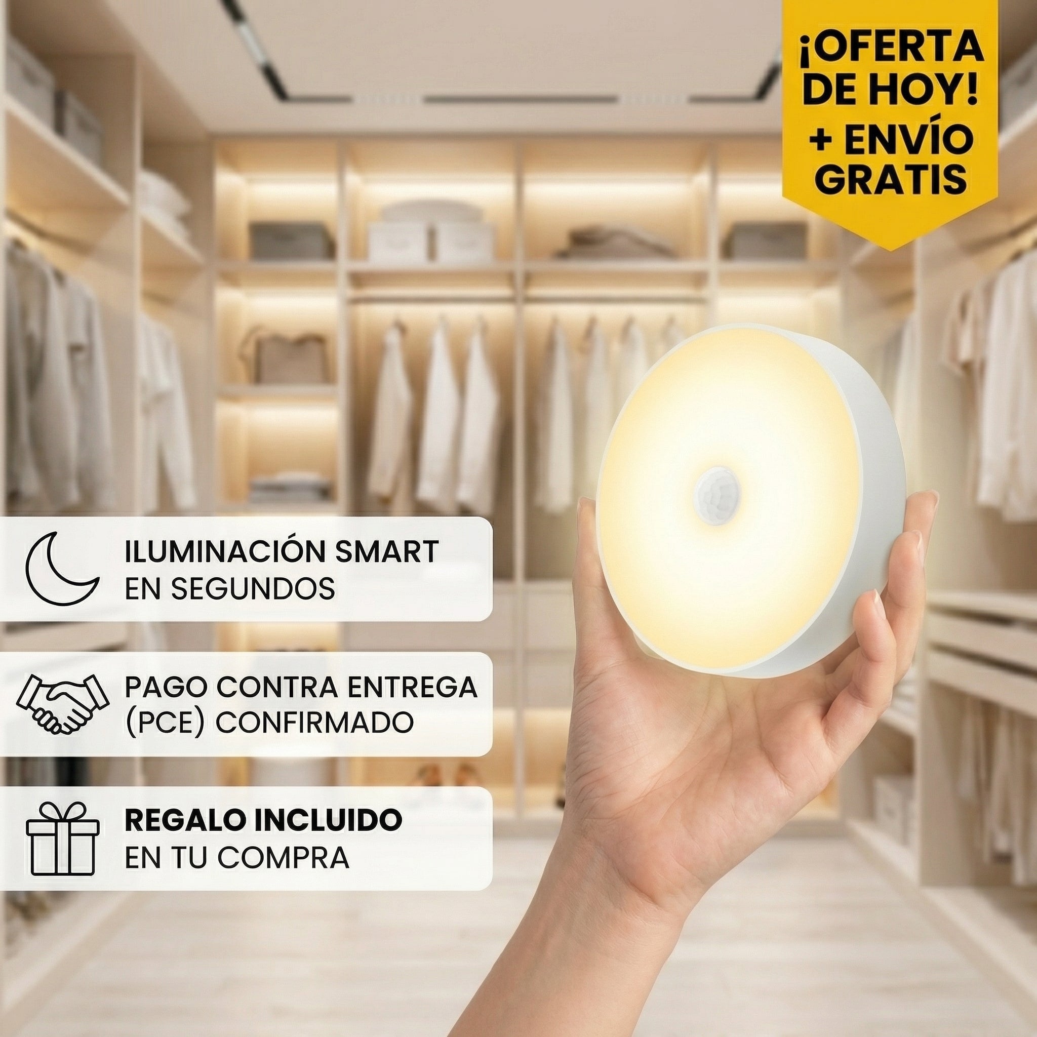 Lumens GlowSense™ | Luces LED con Sensor