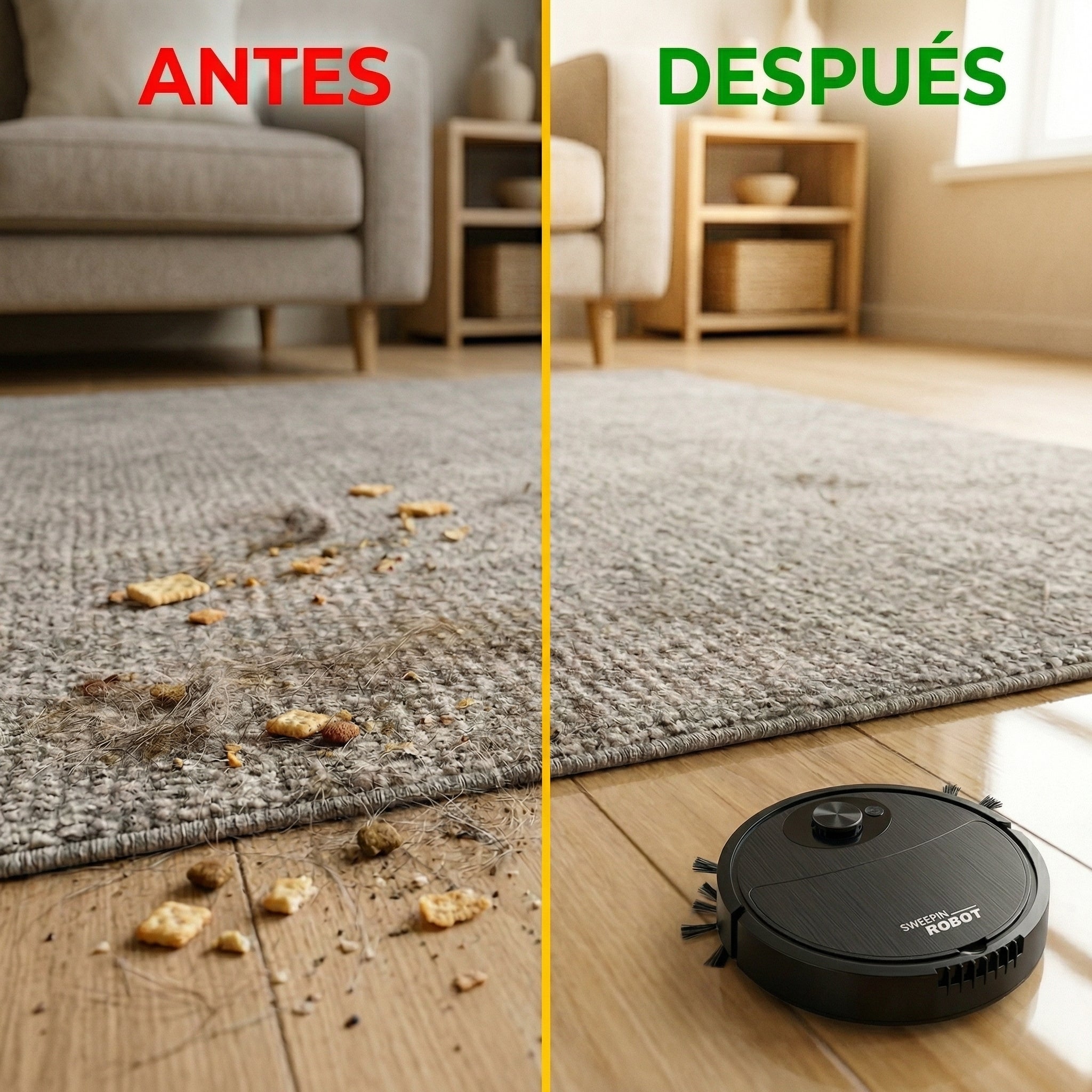 LimpiaPro Lumens™ | Robot Aspirador 3-en-1